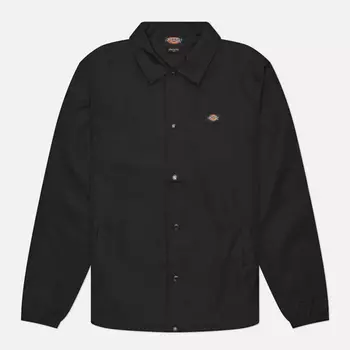 Мужская куртка ветровка Dickies Oakport Coach, цвет чёрный, размер L