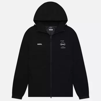 Мужская куртка ветровка F.C. Real Bristol 4-Way Stretch Ventilation Anthem, цвет чёрный, размер L