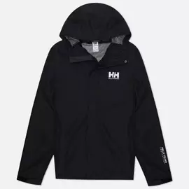 Мужская куртка ветровка Helly Hansen Seven J, цвет чёрный, размер L