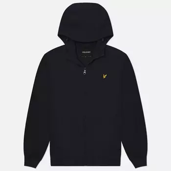 Мужская куртка ветровка Lyle & Scott Fleece Back Softshell, цвет синий, размер XL