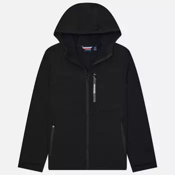 Мужская куртка ветровка Reebok Softshell, цвет чёрный, размер L