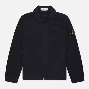 Мужская куртка ветровка Stone Island Light Compact Touch Poly-TC, цвет синий, размер S