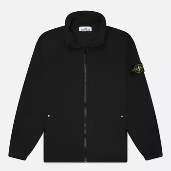 Мужская куртка ветровка Stone Island Light Soft Shell-R E.Dye, цвет чёрный, размер XL