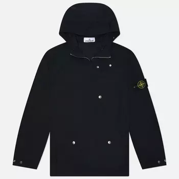 Мужская куртка ветровка Stone Island Micro Twill Hooded, цвет синий, размер XXL