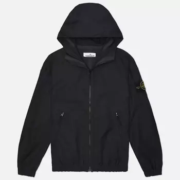 Мужская куртка ветровка Stone Island Supima Cotton Canvas Non-Aqueous Dyeing Technology, цвет синий, размер XL
