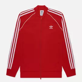 Мужская олимпийка adidas Originals Adicolor Classics Primeblue SST, цвет красный, размер L