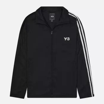 Мужская олимпийка Y-3 Refined Wool 3-Stripes Track Top, цвет чёрный, размер S
