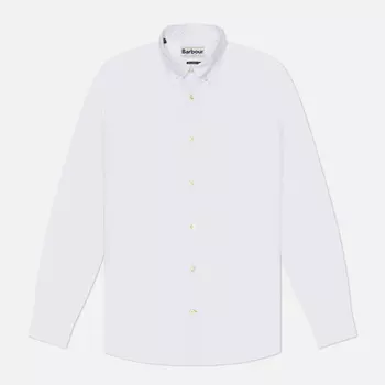 Мужская рубашка Barbour Crest Poplin Tailored, цвет белый, размер L