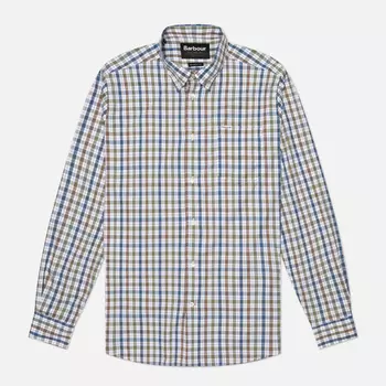 Мужская рубашка Barbour Hallhill Performance, цвет зелёный, размер L