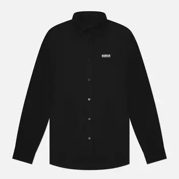 Мужская рубашка Barbour Kinetic, цвет чёрный, размер L