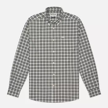 Мужская рубашка Barbour Lomond Tailored, цвет зелёный, размер XL