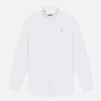 Мужская рубашка Barbour Oxford Tailored, цвет белый, размер XL