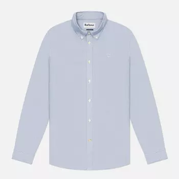 Мужская рубашка Barbour Oxford Tailored, цвет голубой, размер XXL