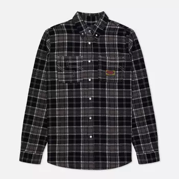 Мужская рубашка Bronze 56K 56 Flannel, цвет чёрный, размер L
