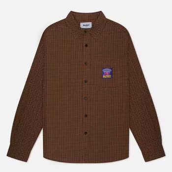 Мужская рубашка Butter Goods Terrain, цвет коричневый, размер XXL