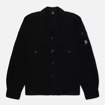 Мужская рубашка C.P. Company Ottoman, цвет чёрный, размер XL