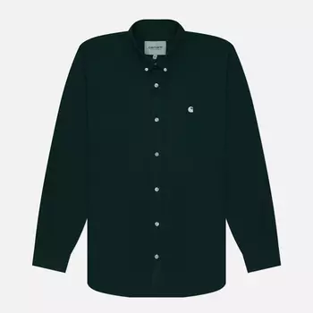 Мужская рубашка Carhartt WIP Madison, цвет зелёный, размер S