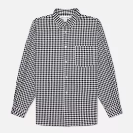 Мужская рубашка Comme des Garcons SHIRT Forever Gingham, цвет чёрный, размер XL