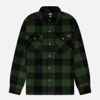 Мужская рубашка Dickies Portland Shacket, цвет зелёный, размер XL