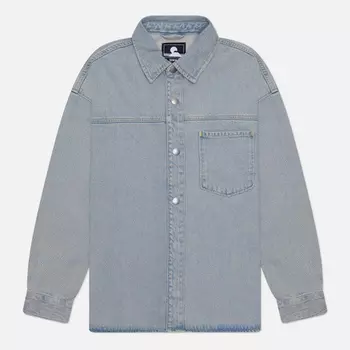 Мужская рубашка Edwin Mural Denim, цвет голубой, размер XL