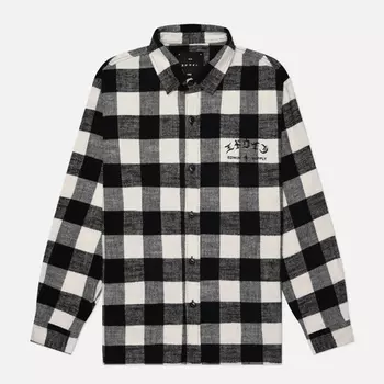 Мужская рубашка Edwin Sebastian, цвет чёрный, размер XXL