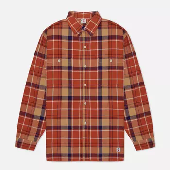 Мужская рубашка Edwin Work Shirt, цвет оранжевый, размер XL