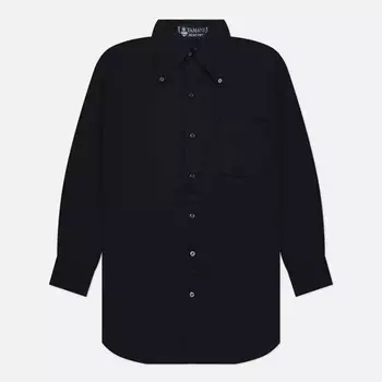 Мужская рубашка Evisu Nashville 2 Button-Down Oxford, цвет чёрный, размер XXL