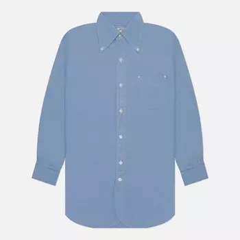Мужская рубашка Evisu Nashville 3 Button-Down Dot Chambray, цвет голубой, размер XXXL