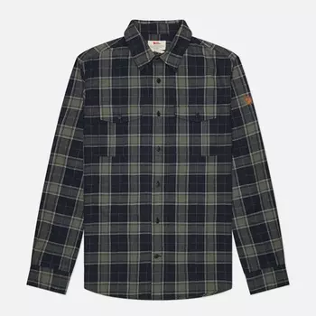 Мужская рубашка Fjallraven Ovik Travel, цвет зелёный, размер M