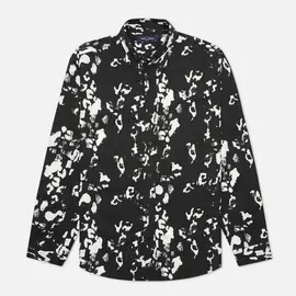 Мужская рубашка Fred Perry Monochrome Abstract, цвет чёрный, размер M