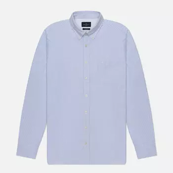 Мужская рубашка Hackett Oxford Stripe, цвет голубой, размер M