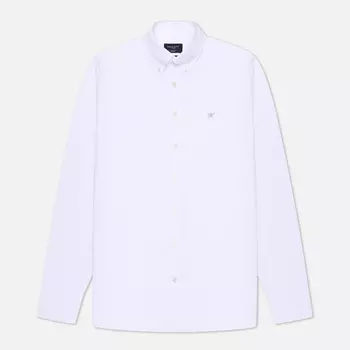 Мужская рубашка Hackett Washed Oxford Slim Fit, цвет белый, размер XL