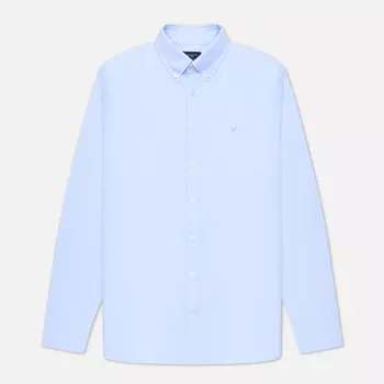 Мужская рубашка Hackett Washed Oxford Slim Fit, цвет голубой, размер L
