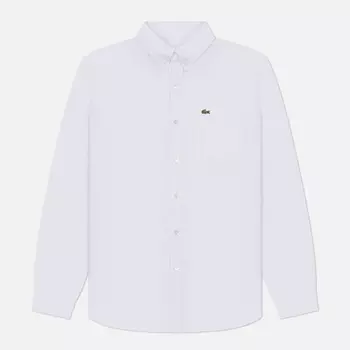 Мужская рубашка Lacoste Regular Fit Oxford, цвет белый, размер 41