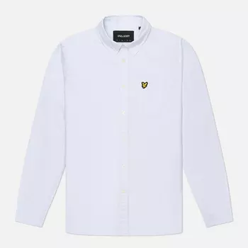 Мужская рубашка Lyle & Scott Stripe Oxford Regular, цвет голубой, размер M