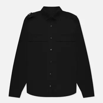 Мужская рубашка MA.Strum Full Placket Overshirt, цвет чёрный, размер S