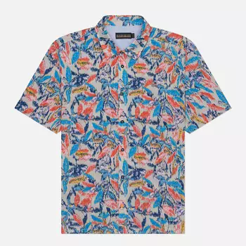 Мужская рубашка Napapijri Ronge, цвет синий, размер S