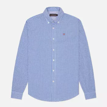 Мужская рубашка Napapijri Terra, цвет голубой, размер M