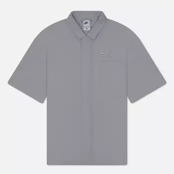 Мужская рубашка Nike Air Woven Overshirt, цвет серый, размер L