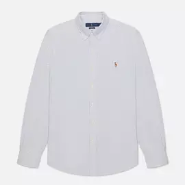 Мужская рубашка Polo Ralph Lauren Slim Fit Oxford, цвет голубой, размер M