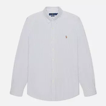 Мужская рубашка Polo Ralph Lauren Slim Fit Oxford, цвет голубой, размер XL