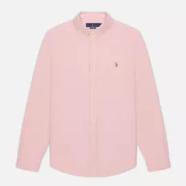 Мужская рубашка Polo Ralph Lauren Slim Fit Oxford, цвет розовый, размер L