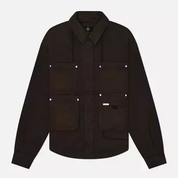 Мужская рубашка REPRESENT Workshop Patch Pockets, цвет коричневый, размер M