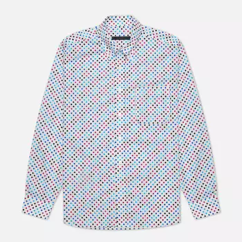 Мужская рубашка SOPHNET. Pattern Big B.D., цвет белый, размер L