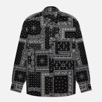 Мужская рубашка SOPHNET. Pattern Big B.D., цвет чёрный, размер L