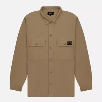 Мужская рубашка Stan Ray CPO, цвет бежевый, размер XL