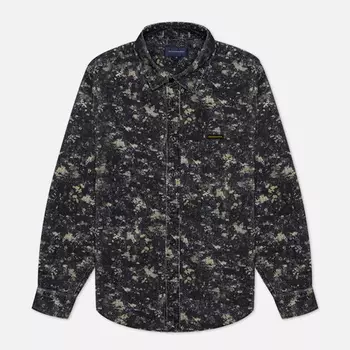 Мужская рубашка thisisneverthat Corduroy Floral, цвет чёрный, размер L