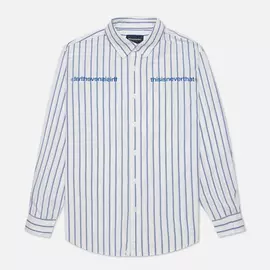 Мужская рубашка thisisneverthat MI-Logo Striped, цвет белый, размер XL