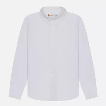 Мужская рубашка Timberland Oxford Slim, цвет белый, размер XXXL