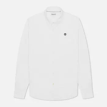 Мужская рубашка Timberland Oxford Slim Fit, цвет белый, размер XL